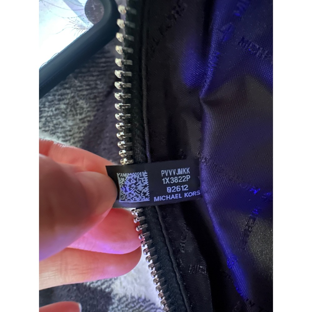 Michael Kors Jaycee Large Zip Pocket Backpack Black Signature 35S2S8TB7B NEW - Picture 7 of 8